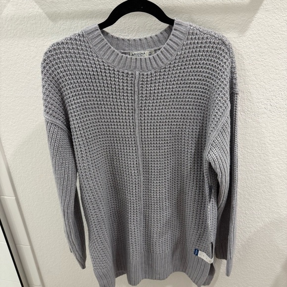 Arizona Jean Company Women's Gray Crewneck Sweater Size XL Fall Winter Cozy NWT - Picture 9 of 9
